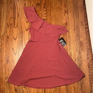 Express One Shoulder Mini Dress